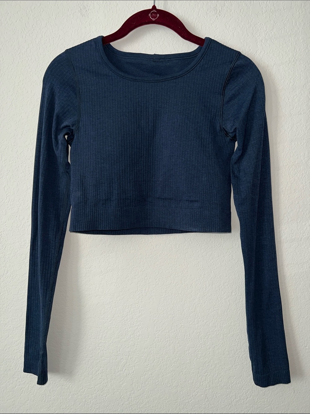 Lululemon Ebb To Street Long Sleeve Shirt True Navy Size 6